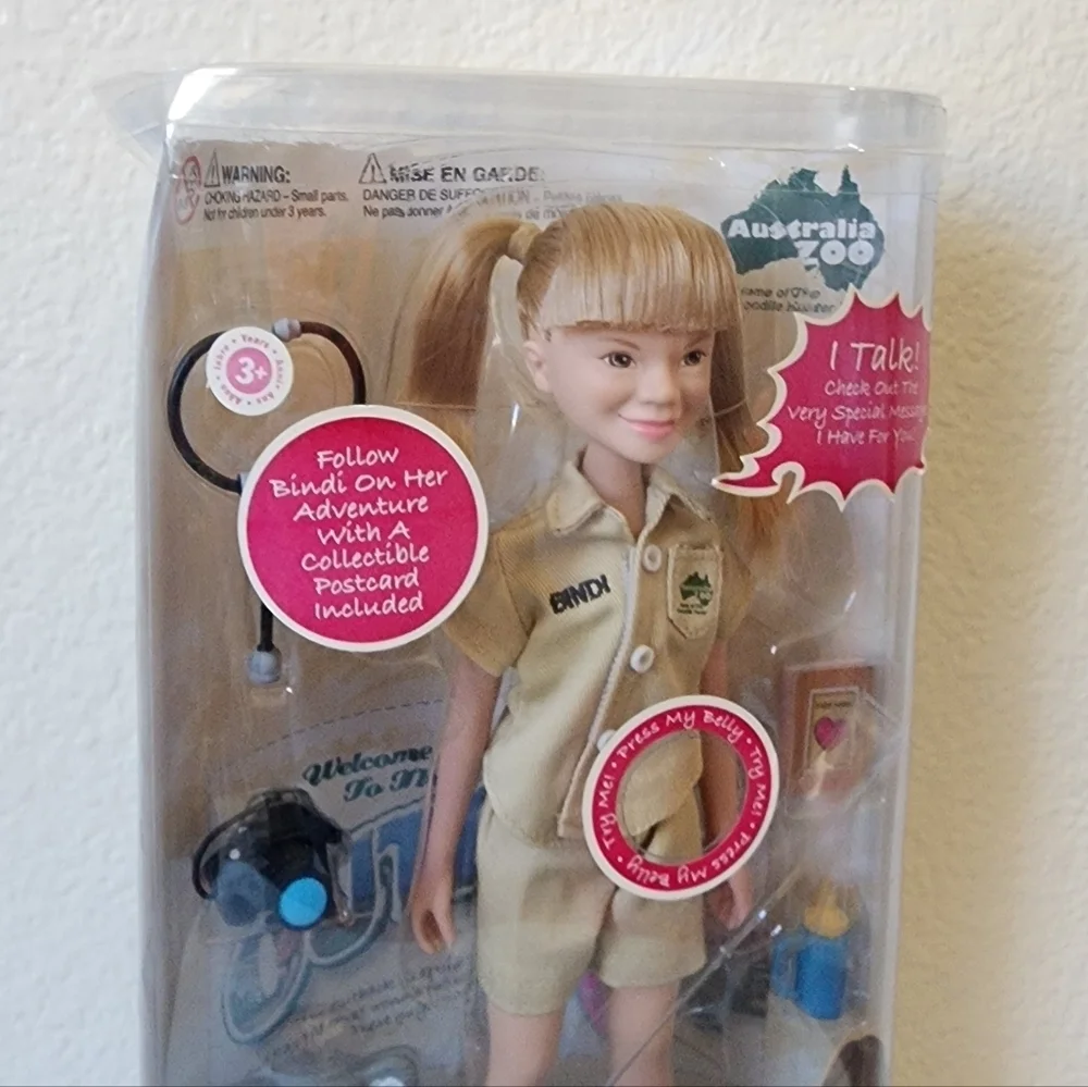 Bind Irwin Australia Zoo Talking Wildlife Rescue Doll